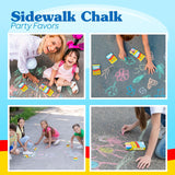 Mini Chalk Set - Sidewalk Chalks for Kids, Crayola Chalks Party Favors - 12 pcs per pack