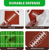 4E's Novelty 80-Pack Football Napkins – Disposable Party Supplies for Game Day & Birthdays