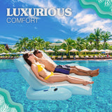 Two Person Inflatable Pool Recliner Great Lounge Floats for Adults and Kids