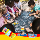 Mini Chalk Set - Sidewalk Chalks for Kids, Crayola Chalks Party Favors - 24 pcs per pack