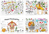 12 Pack Thanksgiving 11x17 Disposable Paper Placemats