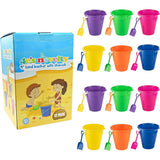 Brightly colored sand toys for kids, party favors, beach outings, or playgroups.